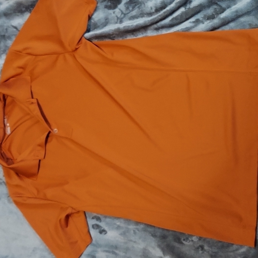 BURNT Orange Nike Golf Polo size Small